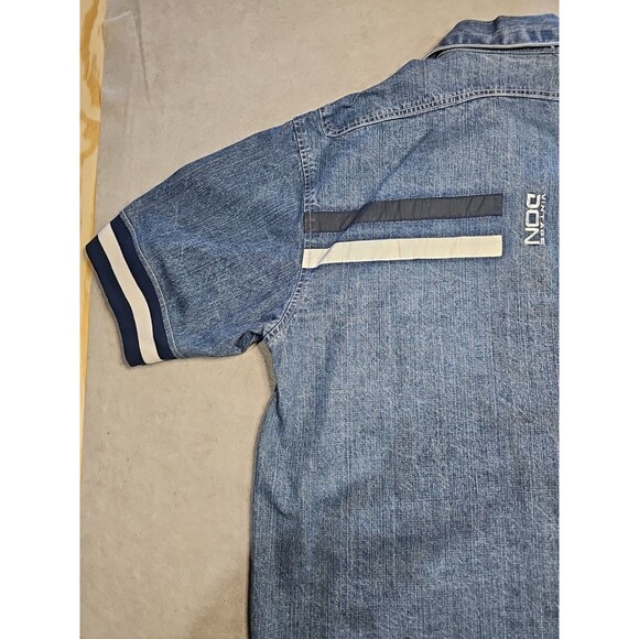 VINTAGE DON Matching Blue Jean Outfit XL Shirt Size 40x32 Pants Embroidered - Picture 10 of 16